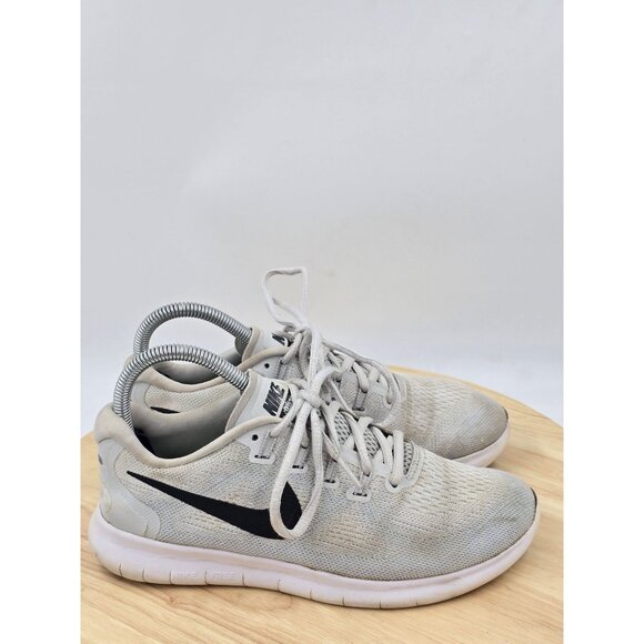 Nike Running Shoes Women’s White Pure Platinum Free RN Low 880840-101 Sz 7 - Picture 1 of 8